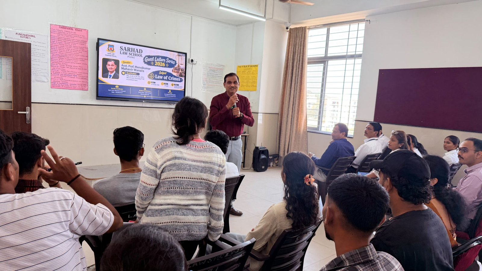 A Guest Lecture on Law of Crimes