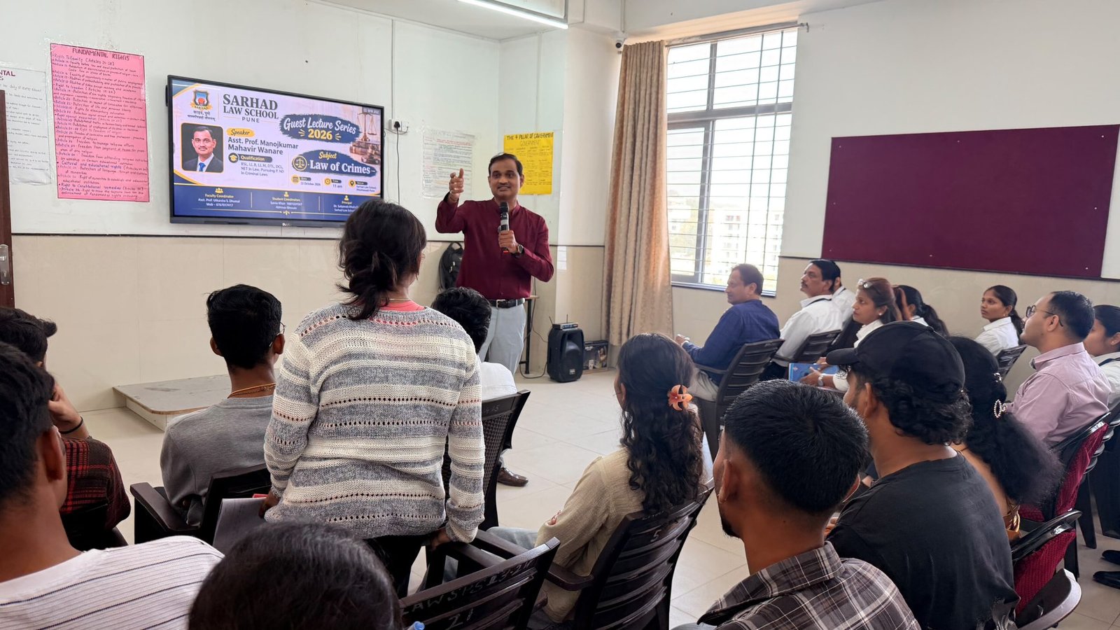 A Guest Lecture on Law of Crimes