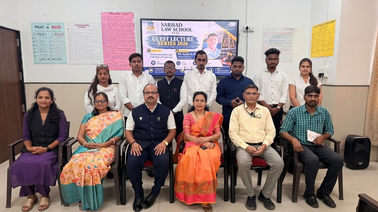 Guest Lecture on an “Interactive Session on Professional Ethics and Contempt of Court Law”
